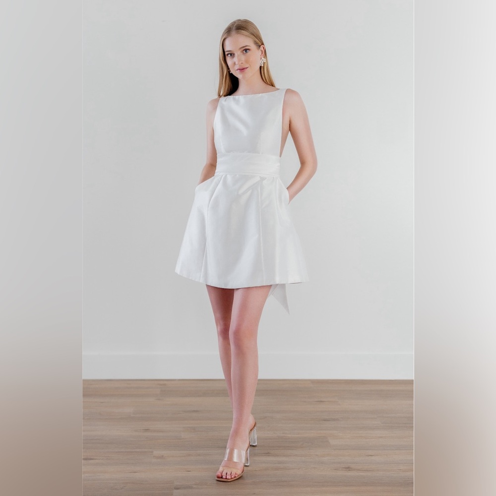 Naya White Mini Dress By Watters